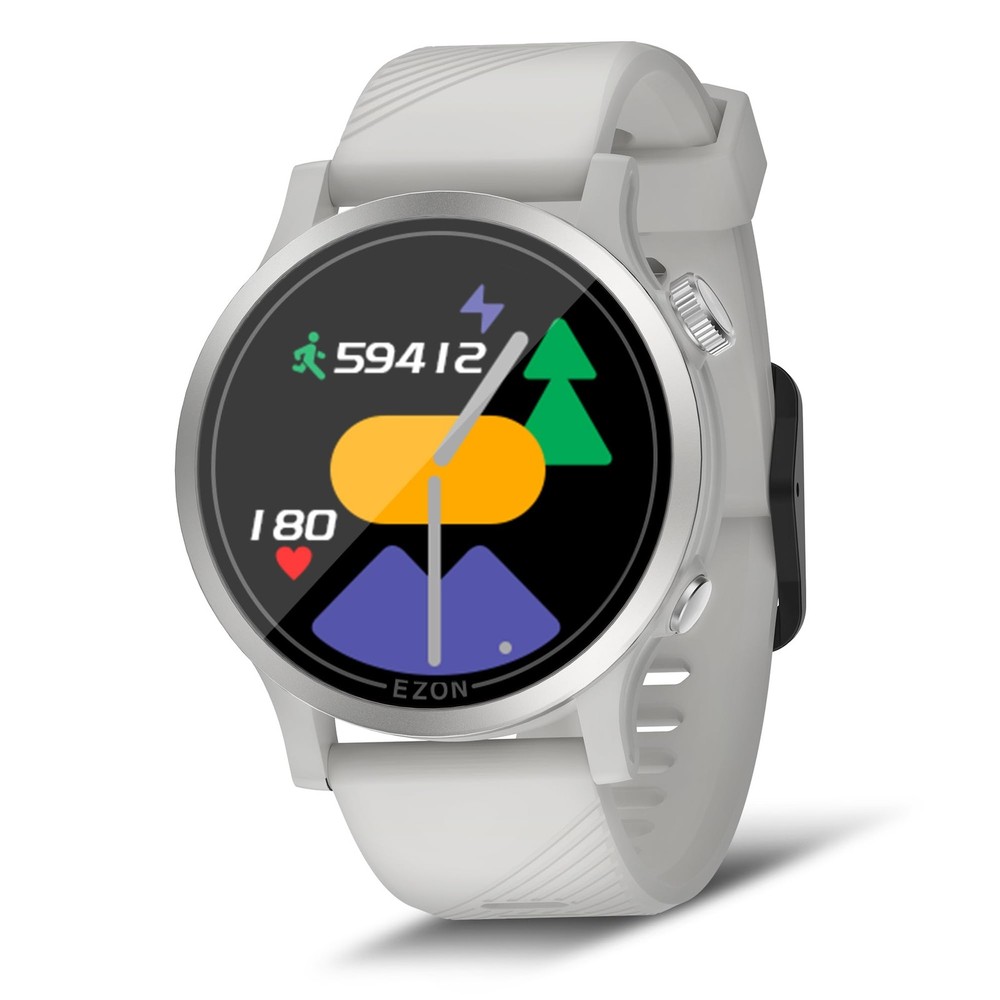 R7 GPS Sports Watch with Optical Heart Rate Monitor Dual-Band GNSS 20-Day Battery Life