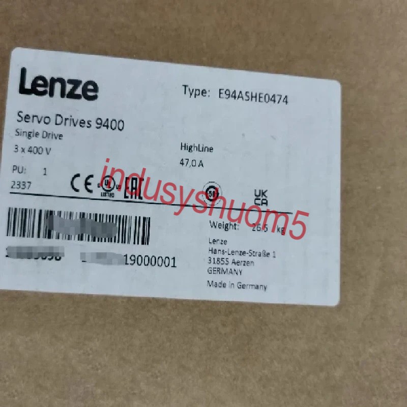 E94ASHE0474 IPCS New Sealed Lenze Servo Drives E94ASHE0474