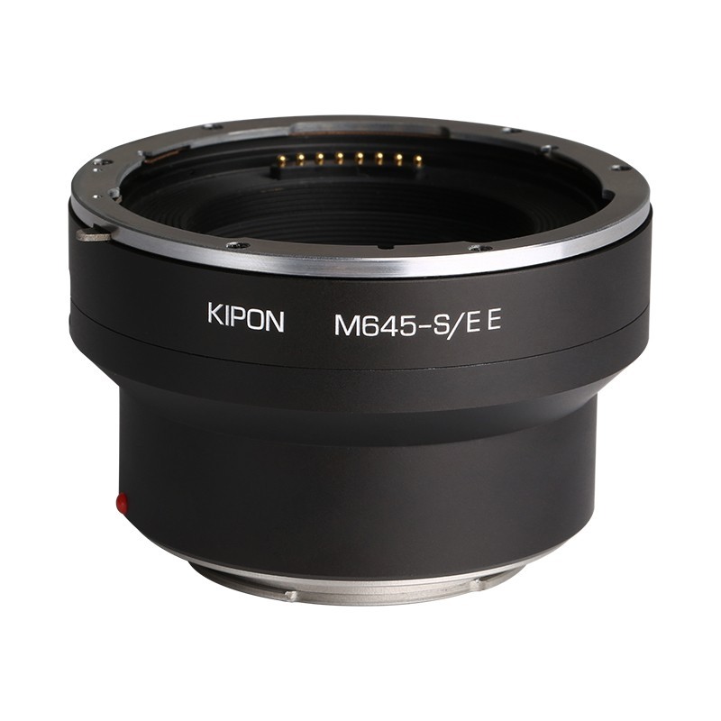 KIPON Mamiya 645 Lens to Sony E-Mount Camera Adapter with Aperture Adjustment