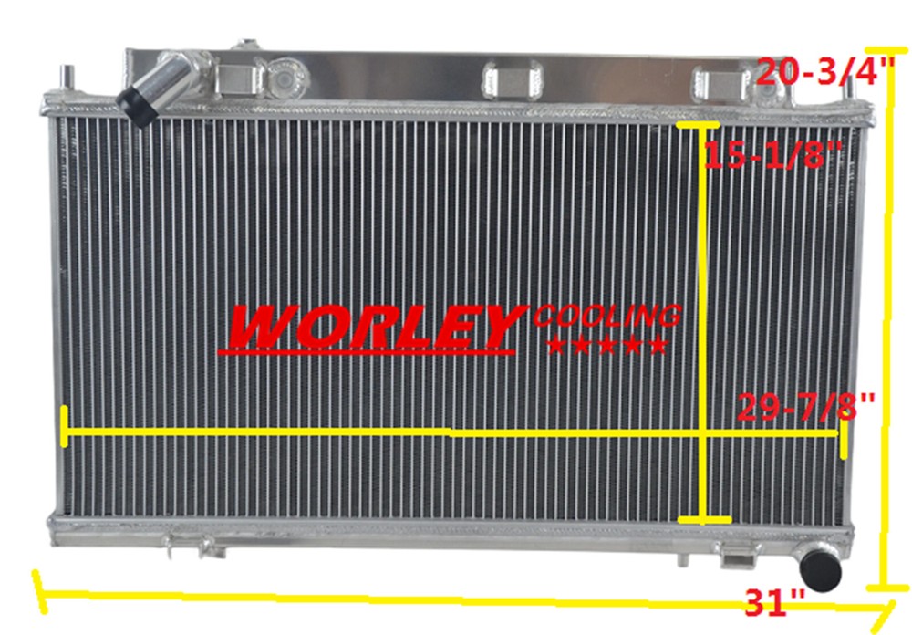 FOR 2008-2009 Pontiac G8 V6 3.6L Replacement Assembly 92191917 92219558 Radiator