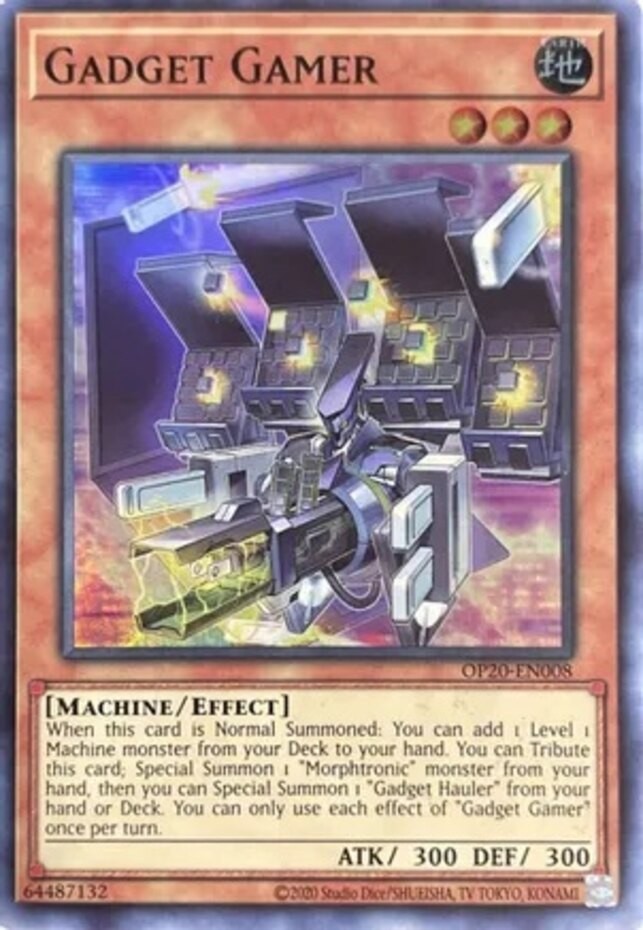 Gadget Gamer OP20-EN008 Super Rare Unlimited Lightly Played TCG Card