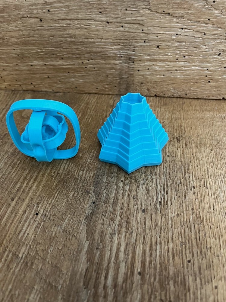 10% OFF! Limited time only-3d printed fidget toy 2 pack-blue only.-image