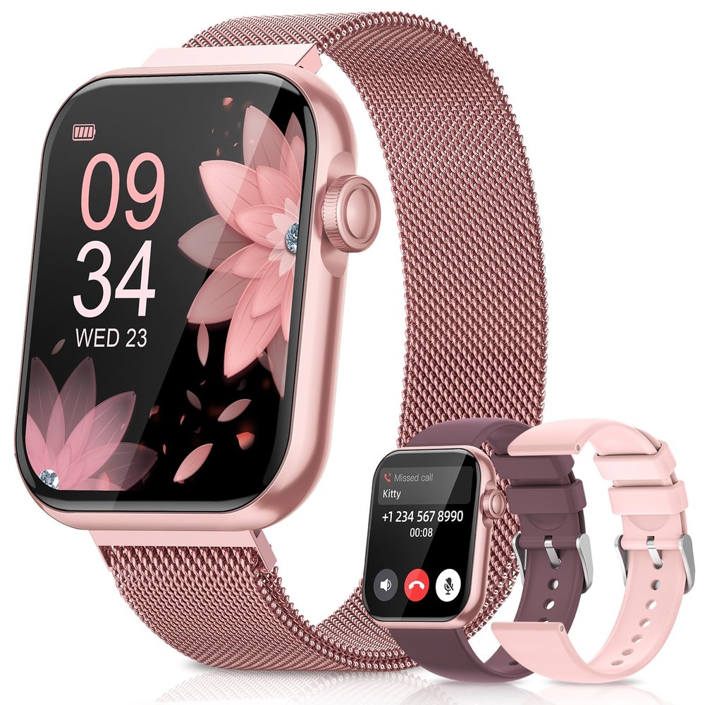 Women's Fitness Smartwatch for Android iPhone with Heart Rate Sleep Tracking Free Shipping