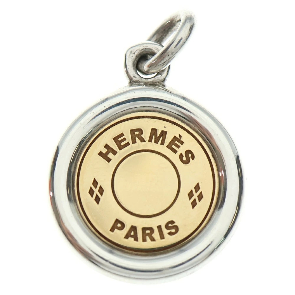 Y0107 HERMES Serie Necklace Serie Logo Necklace Top Silver/Gold B Color Silver