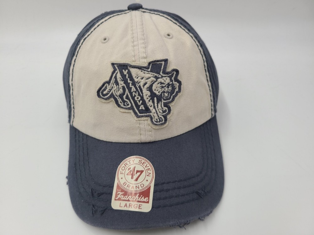 Villanova University Wildcats 47 Brand Franchise Distressed Fitted L Hat Cap Men