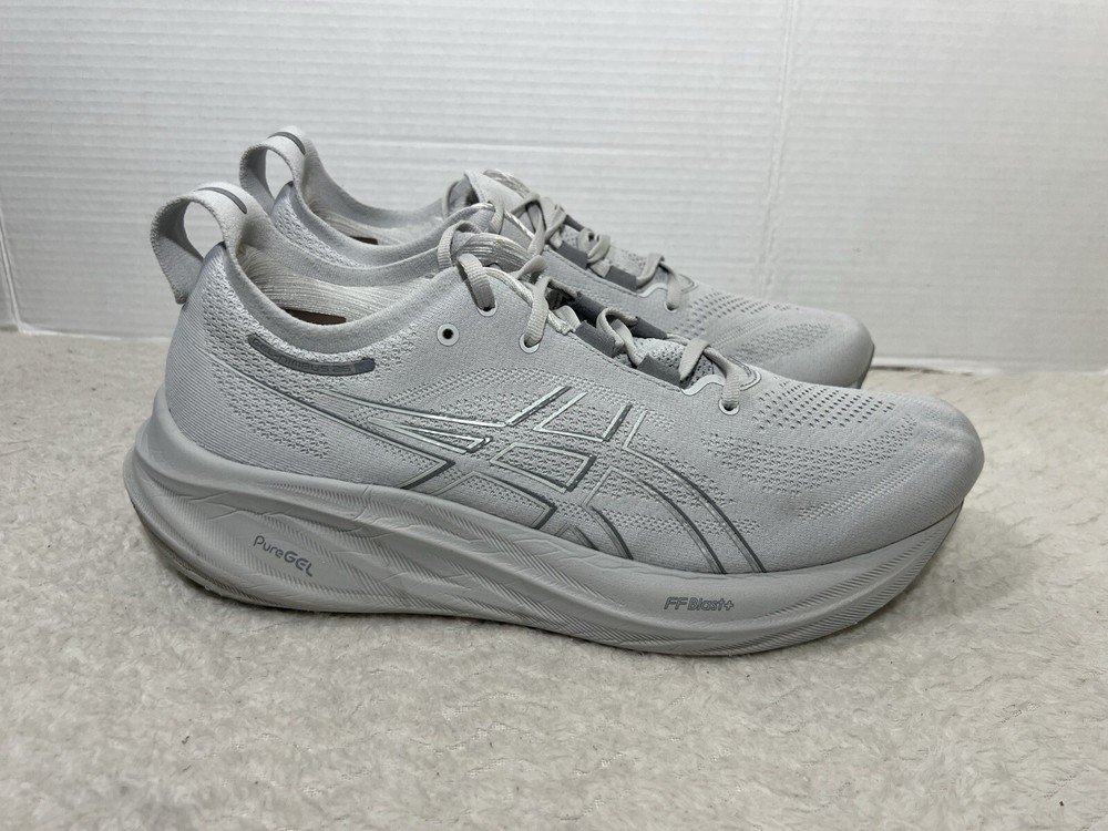 ASICS GEL-NIMBUS 25 Men’s Sz 13 Sheet Rock Carrier Grey Running Lace Up Sneaker