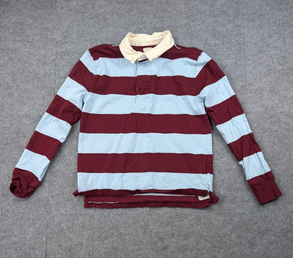 Crewcuts Rugby Polo Kids Boys Large Preppy Striped J Crew Classic Timeless Y2K