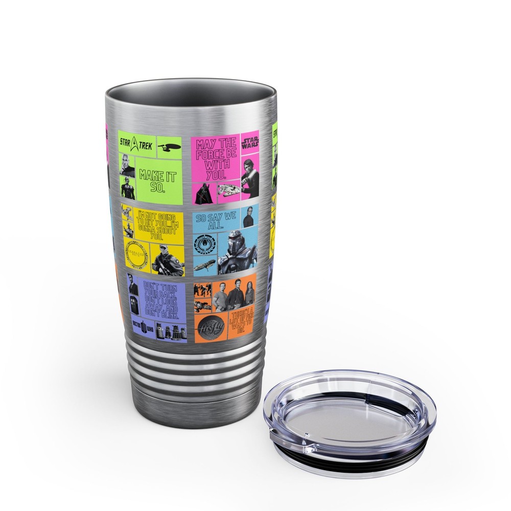 Greatest Sci-Fi Shows (Color Pop Grid) - Tumbler 20oz