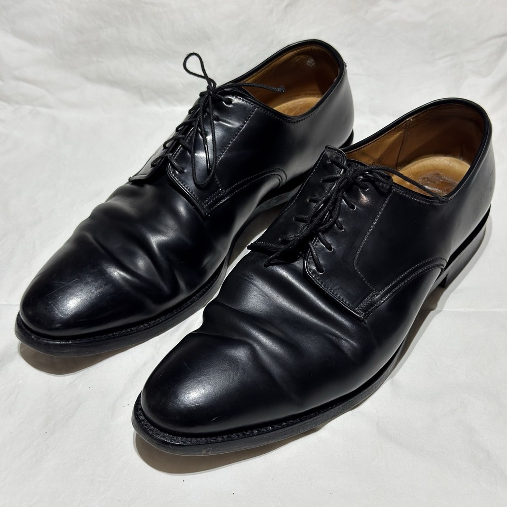 Crockett & Jones Marlow Shell Black Genuine Cordovan Oxford 10D Made In England