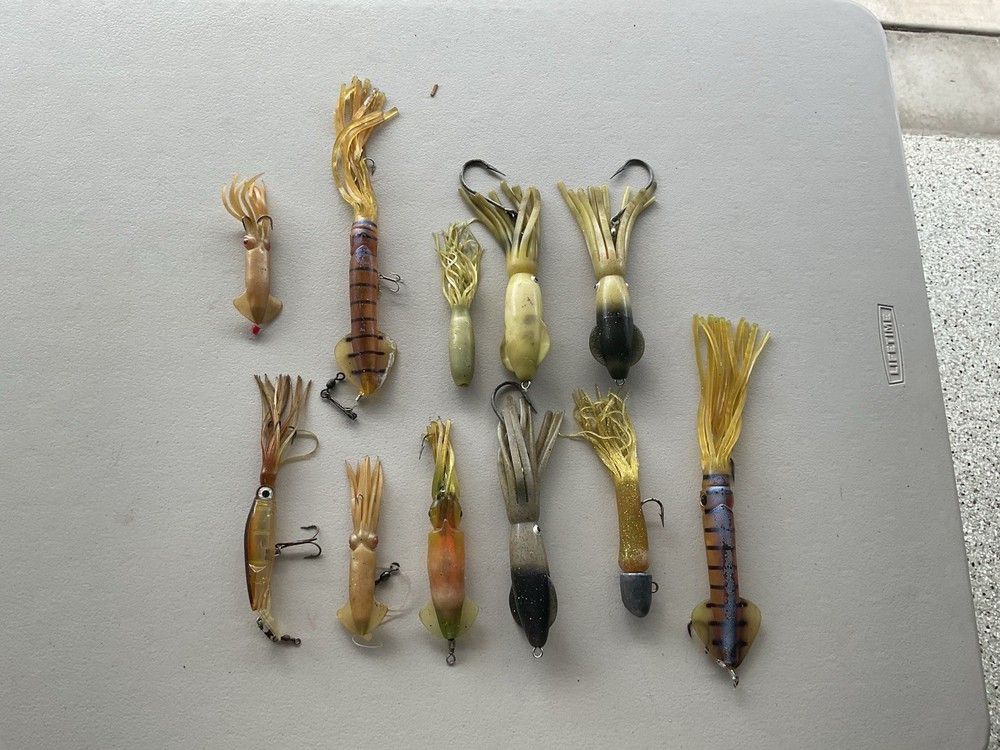 Squid Fishing Lures for Deep Sea and Freshwater Angling