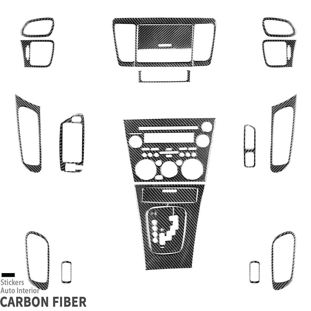 20Pcs Real Carbon Fiber Kits Full Interior Trim For Subaru Legacy Outback 05-09