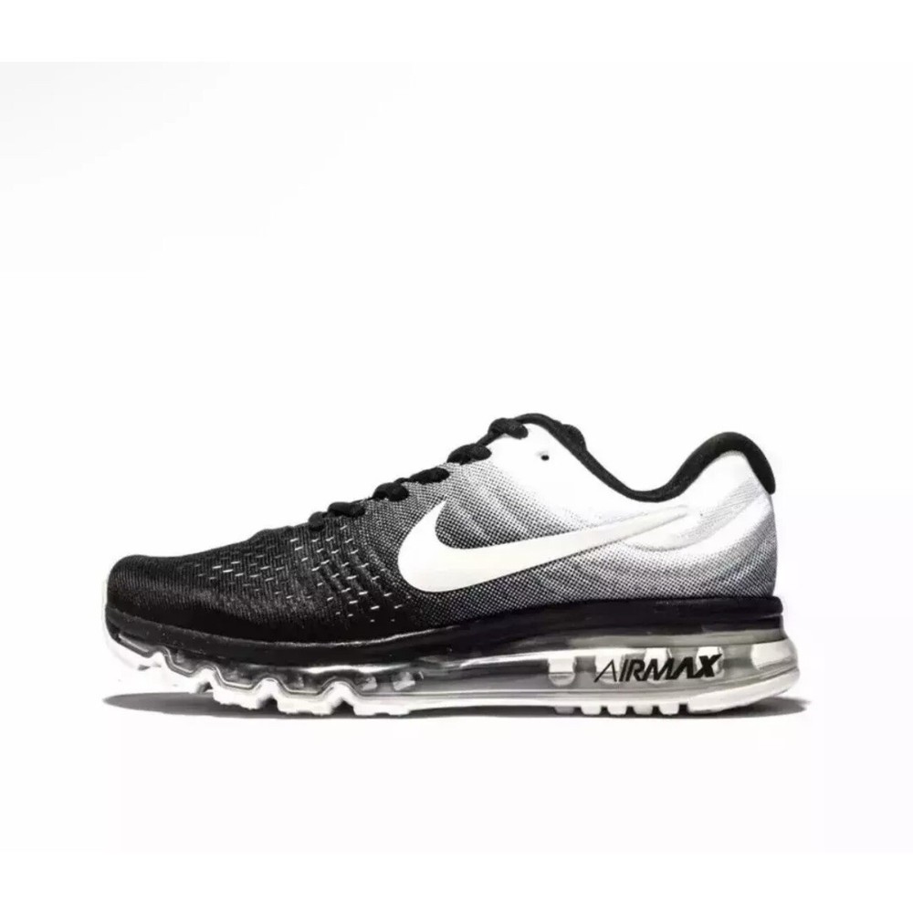 Nike Air Max 2017 Black White Sneakers Size 10 New 849559-010