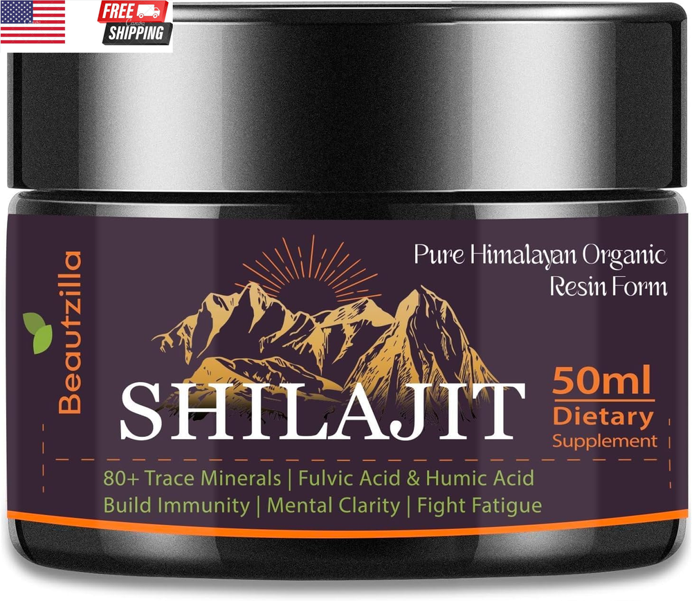 Pure Himalayan Shilajit Resin Gold Grade for Men Organic Energy Boost