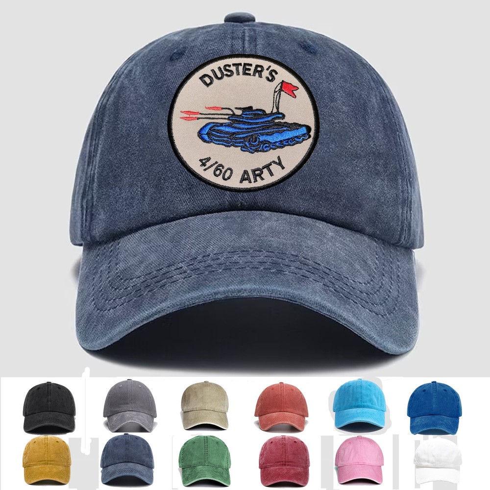 Custom Embroidered Hat US Army 4th Battalion 60th Artillery Dusters, Trucker Hat