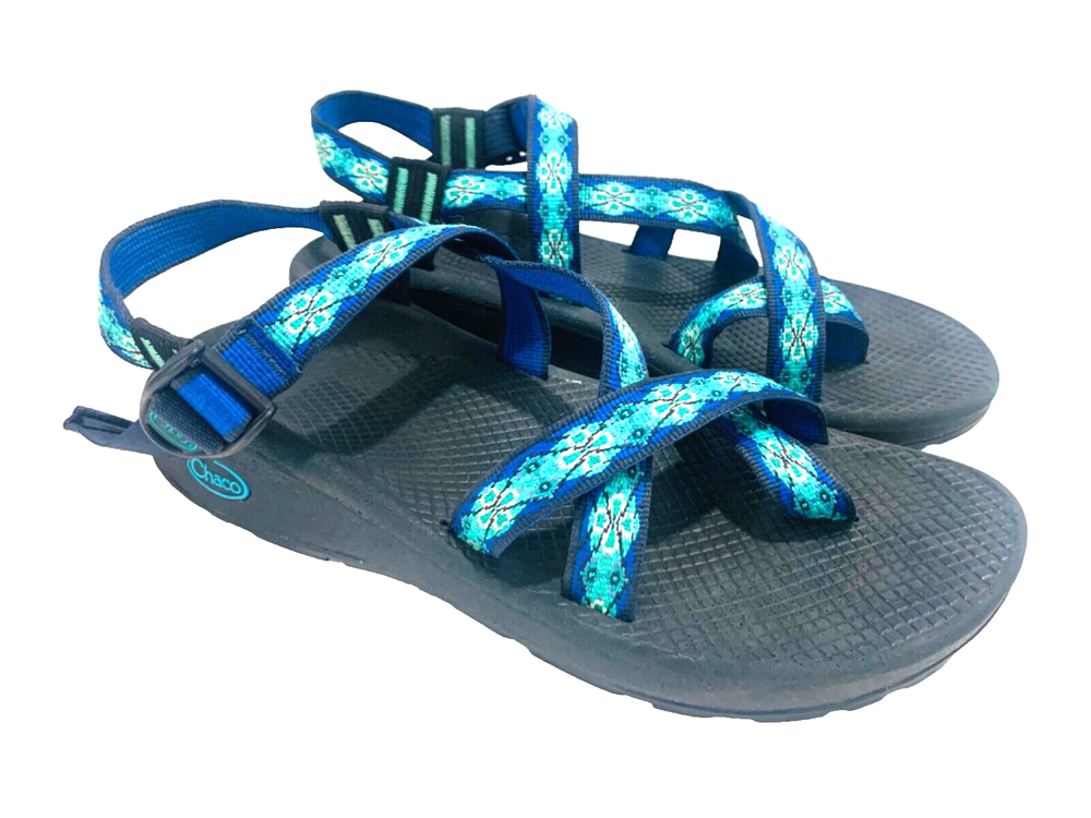 CHACO Womens Z/1 All-Terrain Sandal Blue Green Size 11