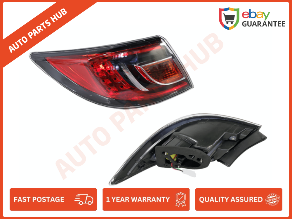 Upgrade Your Mazda 6 GH Hatchback/Sedan 07-12 with LHS Outer Red Tail Light Lens