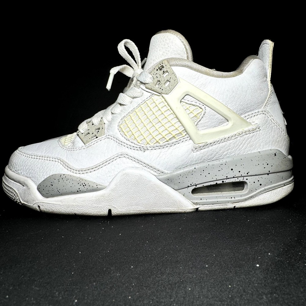 Nike Air Jordan 4 Retro GS White Oreo Men's Shoes - Size 4.5 - DJ4699 100