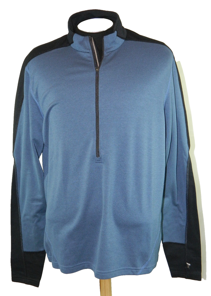 Men's Athletic Shirt REI Wicking Half Zip Pullover Tag XL Sleeve 34