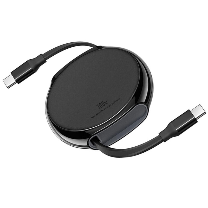 60W Retractable USB C Cable Type C Fast Charging Cord 480Mbps DataSync