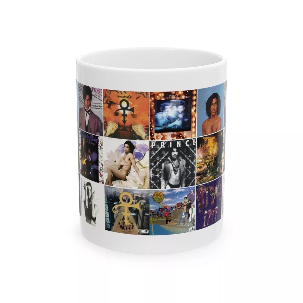 Prince Album Cover Mug - Musical House Gift, Iconic Musician 11 Oz 15OZ