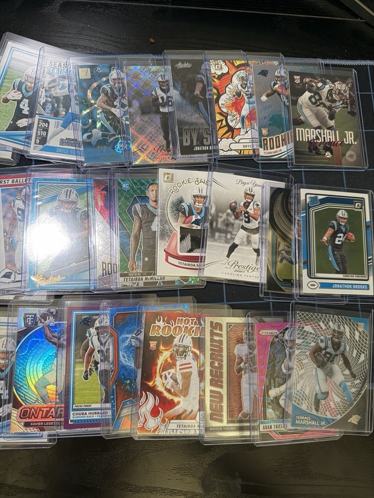 Carolina Panthers Football Card Lot Huge