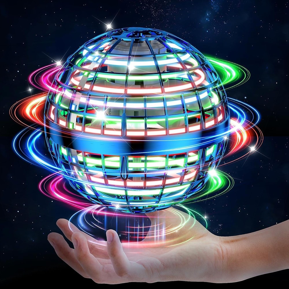 2025 AI Flying Orb Ball Toys Galaxy Cosmic Globe Boomerang Hover Ball Hand Drone