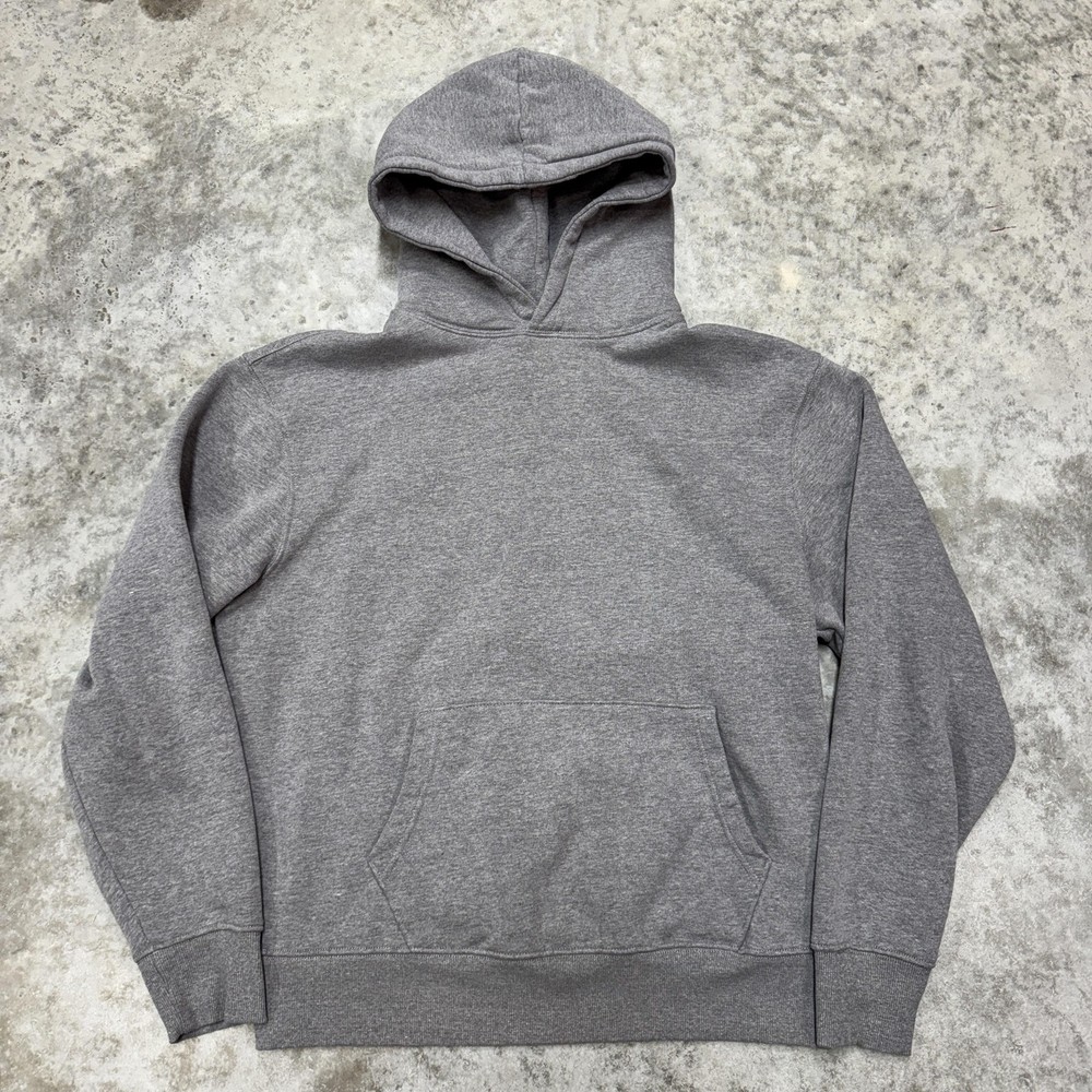 Old Navy Hoodie Sweatshirt Mens Large Gray Pullover Fleece Kangaroo Pocket