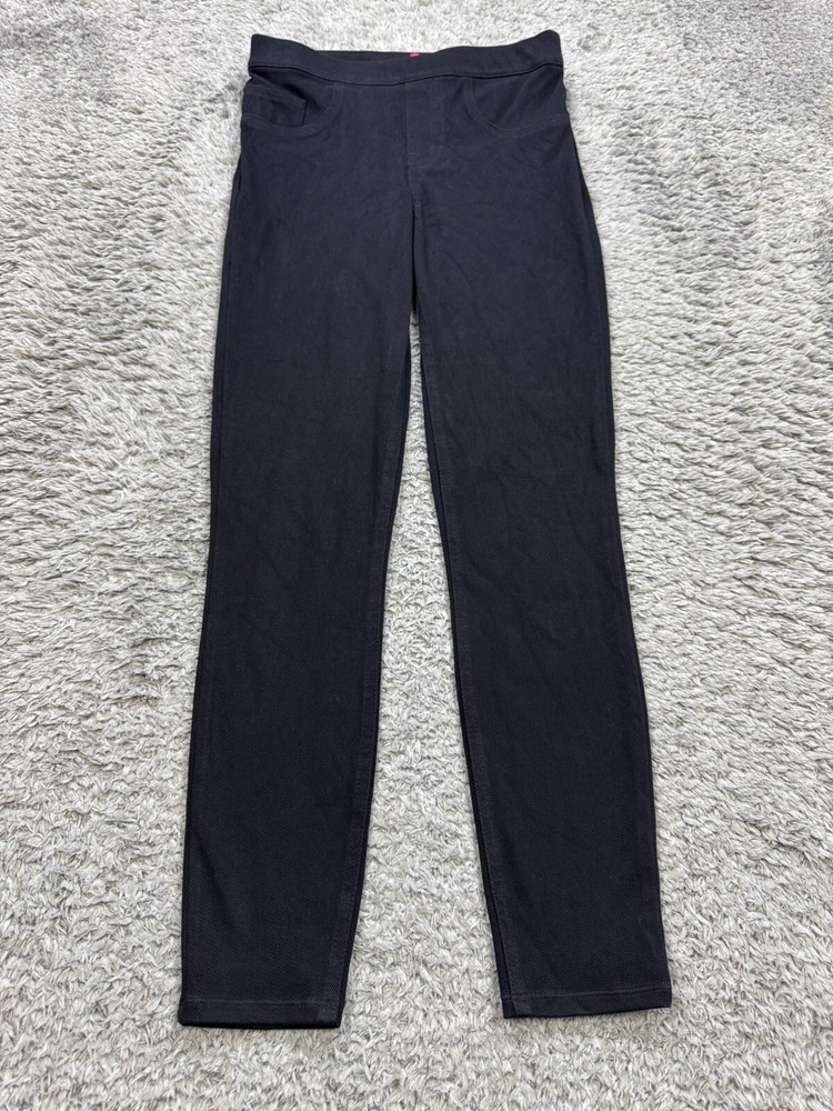 Spanx High Rise Stretch Pull-On Jean Leggings for Women in Black