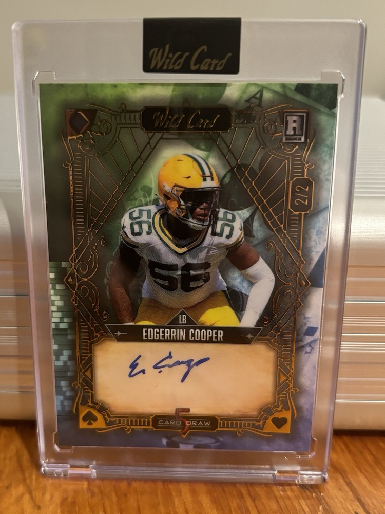 2024 Wild Card 5 Card Draw Edgerrin Cooper Rookie Autograph /2