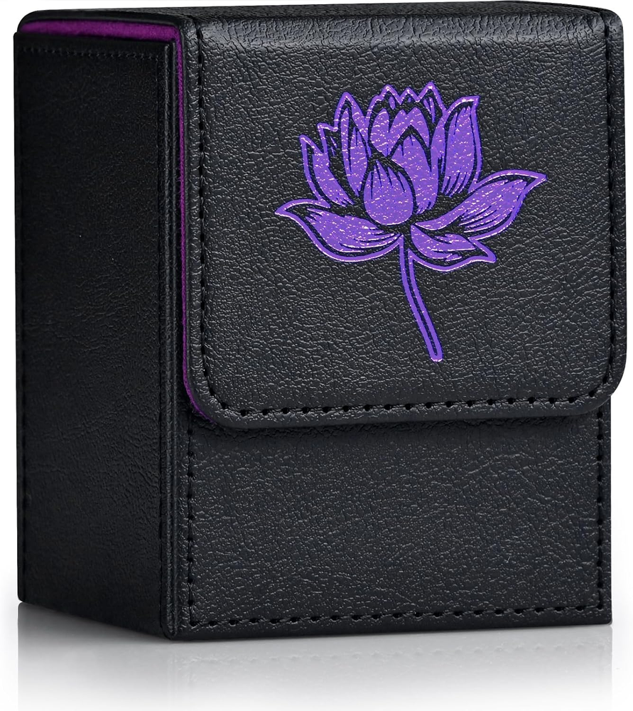 MTG Card Deck Box with Dividers Holds 100+ Cards