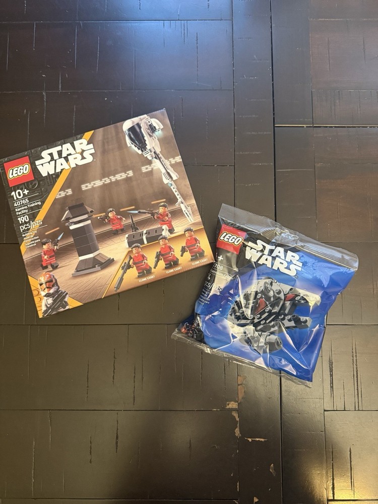 LEGO Star Wars Kamino Training Facility 40765 with Millennium Falcon 30708 Polybag