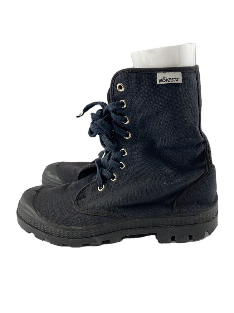 Novesta Lace-Up Boots/-/Blk/Canvas 535