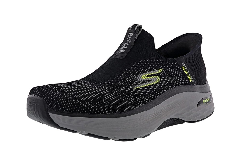 SKECHERS MEN'S MAX CUSHIONING ARCH FIT- FORTUITOUS 220952/BKCC WALKING SHOES