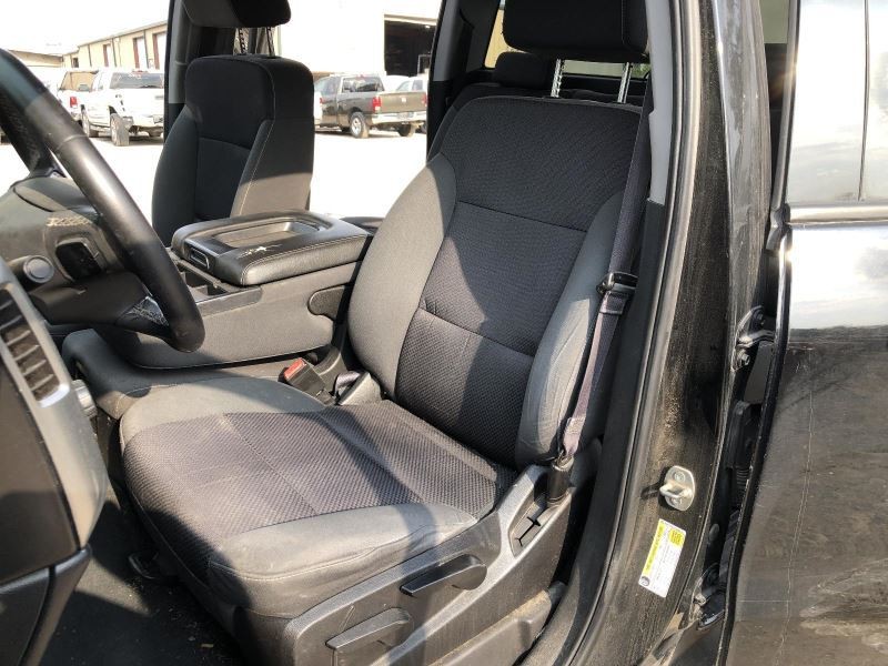 2014-2019 Chevy Silverado GMC Sierra 1500 Crew Cab Left Front Driver Seat Black Cloth OEM 3268