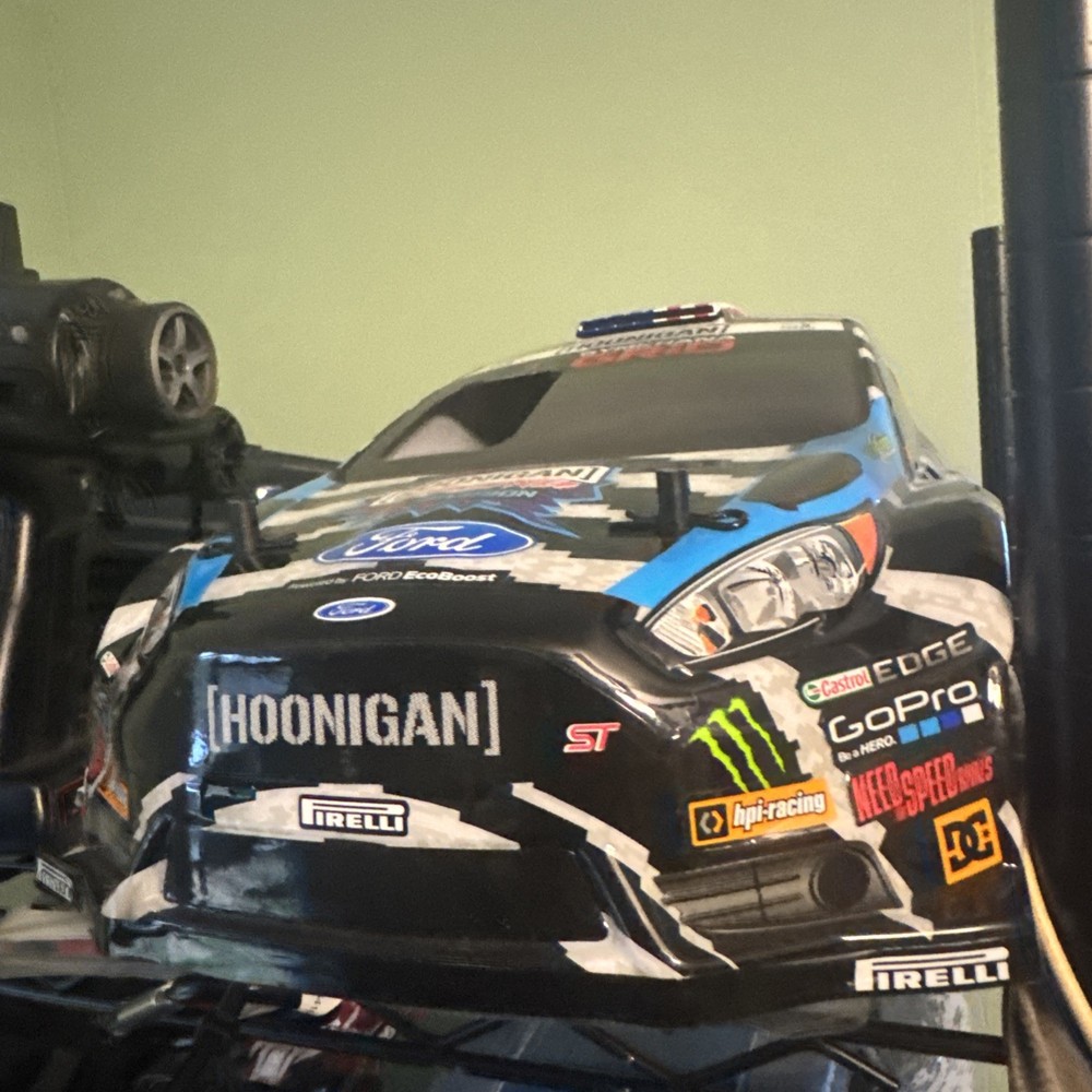 HPI – WR8 3.0 Ken Block DIGITAL ZEBRA Ford Fiesta ST RALLY  1/8 NEVER RUN Rare