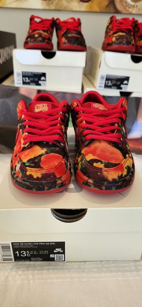 13.5C Nike SB Dunk Low - Wizard of Oz - Poppy Field Pre School In Hand FastShip