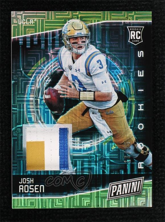 2018 Panini Cyber Monday Rookies Escher Squares Relics 13/25 Josh Rosen #24 0rd2-image