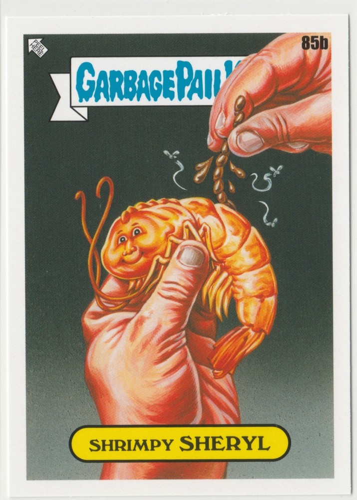 Shrimpy Sheryl 85b Garbage Pail Kids GPK 2021 Food Fight Series Card