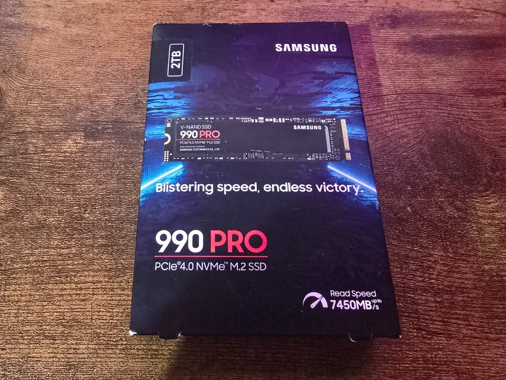 Samsung 990 PRO 2TB NVMe PCIe 4.0 M.2 2280 (MZ-V9P2T0B/AM) Internal SSD