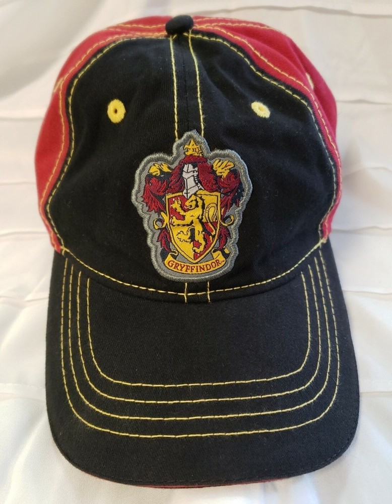 Harry Potter Gryffindor Ball Cap Hat Red Black Snapback Cotton Universal Studios