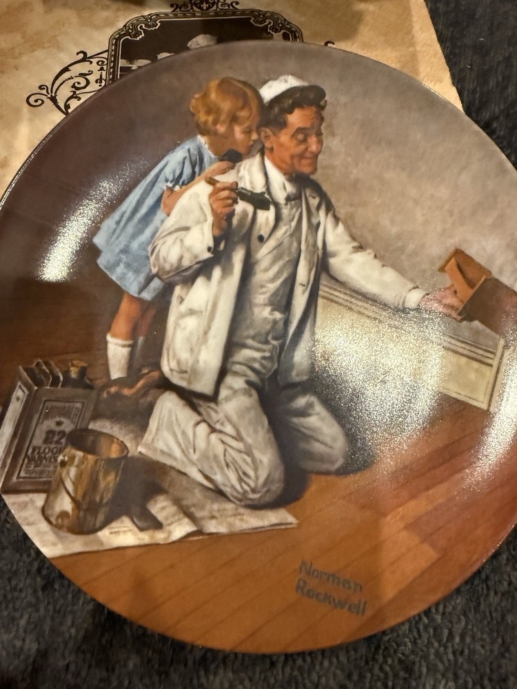 Norman Rockwell Plate 