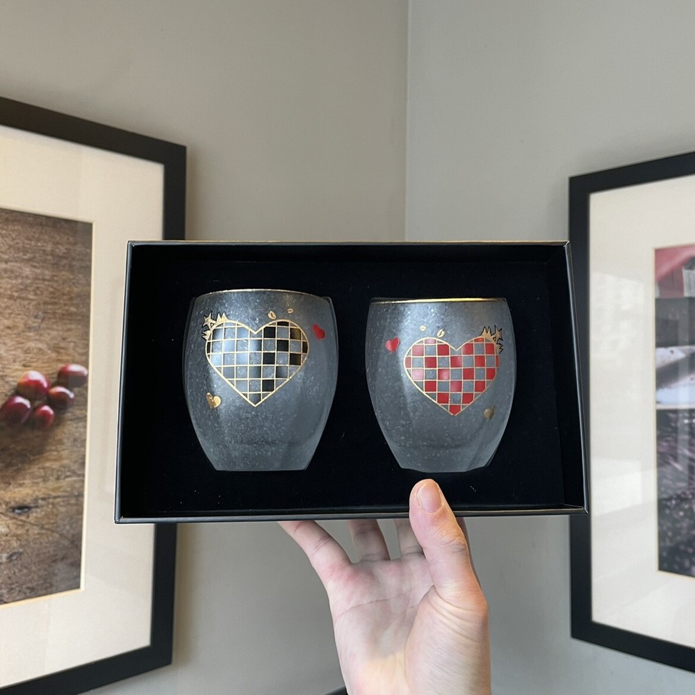 New2022 China Starbucks Valentine's Day Meet Match 12oz Glass Cups With Gift Box