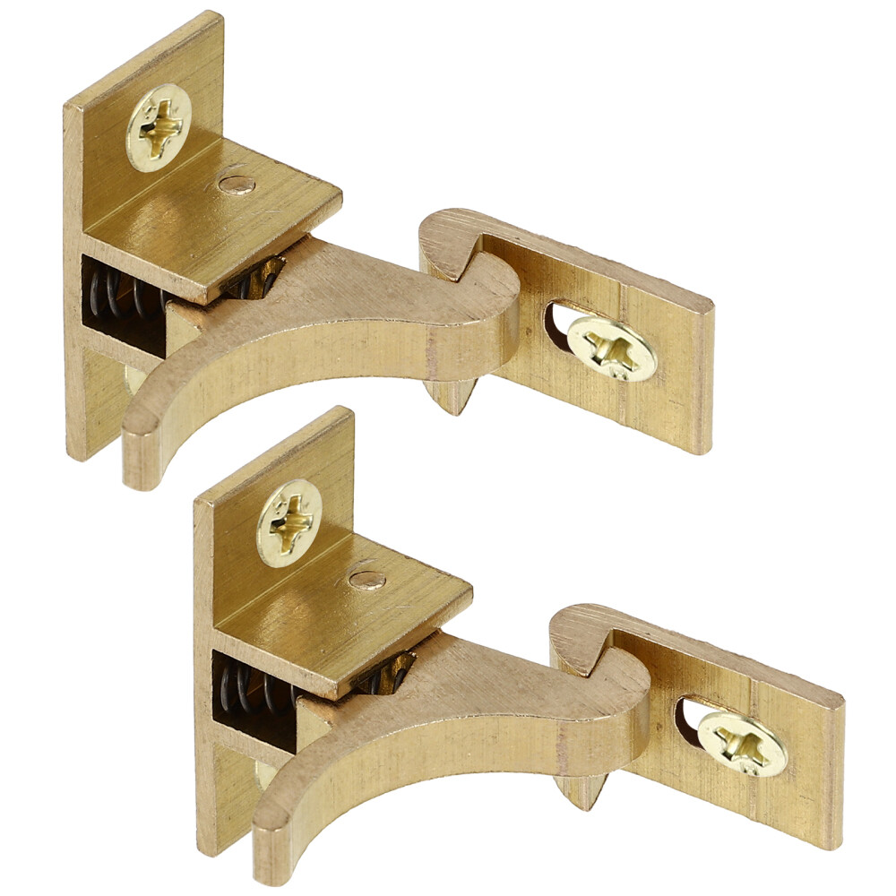2 Pcs Window Door Locks with Shutters Double and Hasp Commercial Cabinet Latch