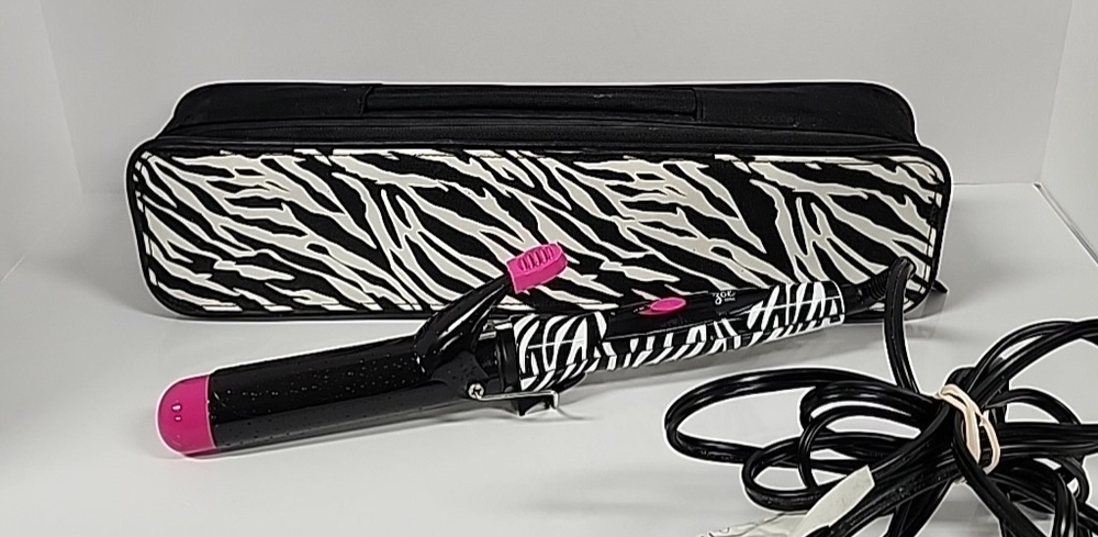 Zoe Professional Ceramic Tourmaline Curling Iron for Salon-Quality Waves