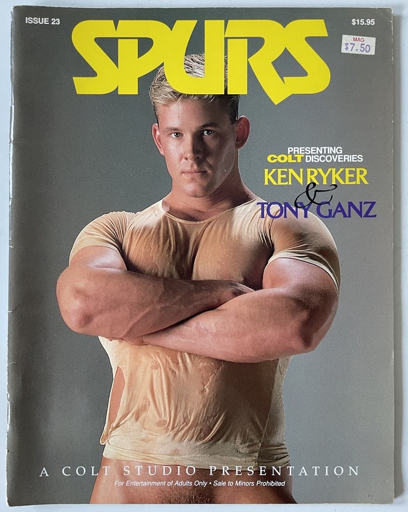 SPURS Colt Studio Gay Magazine 1985 Ken Ryker Tony Ganz Bodybuilder playgirl
