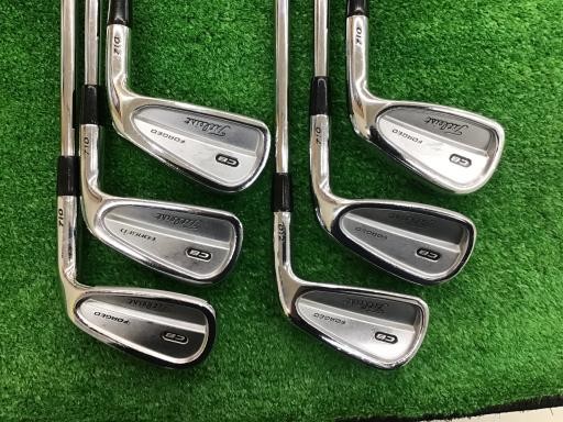 Titleist CB 710 6S Iron Set 5-9+Pw KBS TOUR Steel S-Flex Right Hand 6pc Japan
