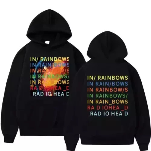 Band Rock Radiohead in Rainbows Album Hoodie Fan Gift Double-Sided All