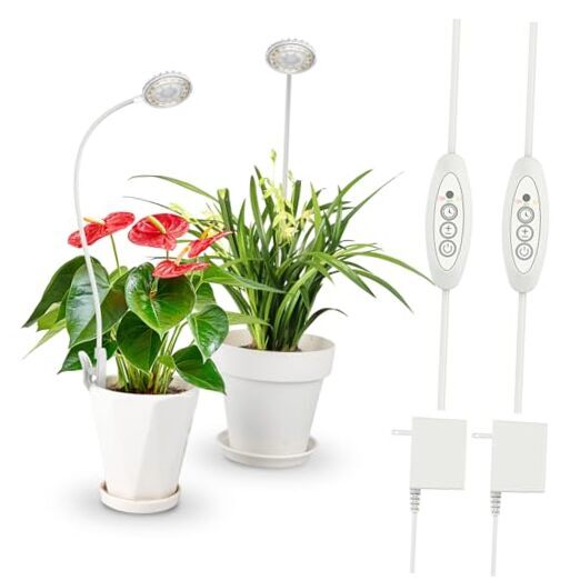 Grow Light, Full Spectrum LED Plant Lights for Indoor Growing, 10 W 2 - pack