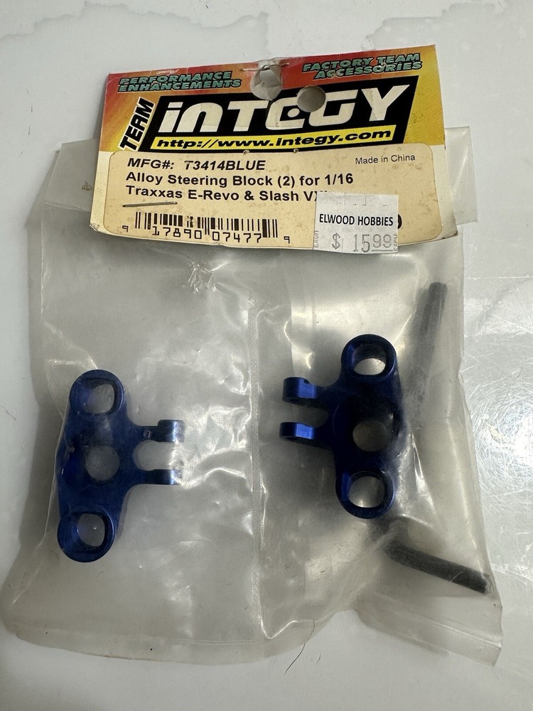 Integy Alloy Steering Block (2) for 1/16 Traxxas E-Revo & Slash - T3414