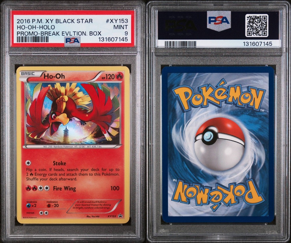 POKEMON 2016 XY Promo Break Evolution Box HO-OH Holo #XY153 PSA 9 Mint RARE